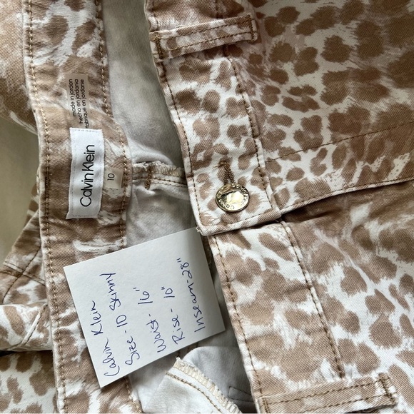 Women’s Calvin Klein cheetah print jeggings - Picture 5 of 7